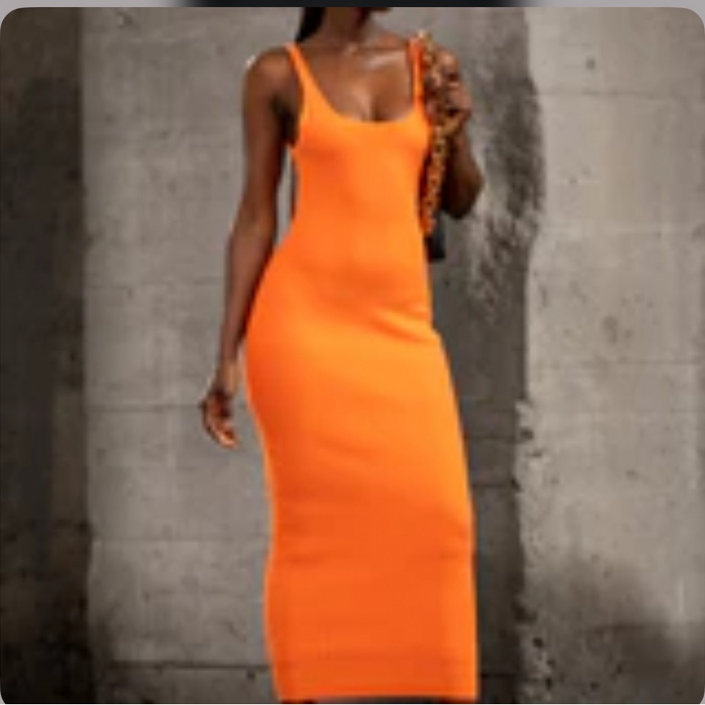 Cute Orange Dress